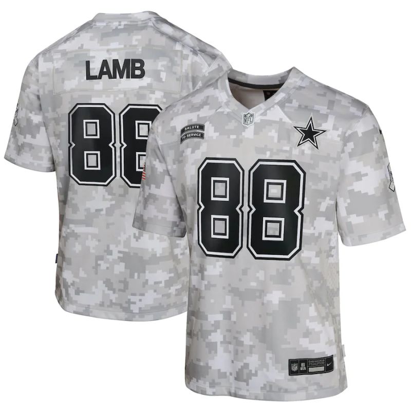 Youth Dallas Cowboys #88 CeeDee Lamb Nike Arctic Camo 2024 Salute to Service Limited NFL Jersey->women nfl jersey->Women Jersey